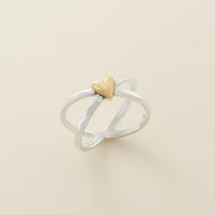 Cross Your Heart Ring