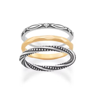 Connected Circles Ring Set