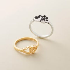Furry Friends Heart Ring