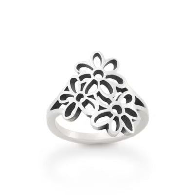 Open Floral Ring