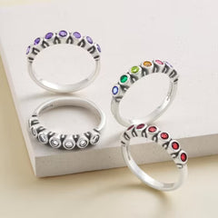 Gemstone Stacker Ring