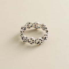 Connected Paw Prints Ring