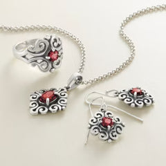 Spanish Lace Birthstone Pendant