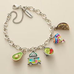 Enamel Taco Truck Charm