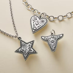 Western Sky Steer Charm